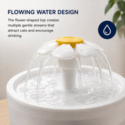 AquaBloom™ 1.2L Cat Water Fountain | Elvaroo Pets